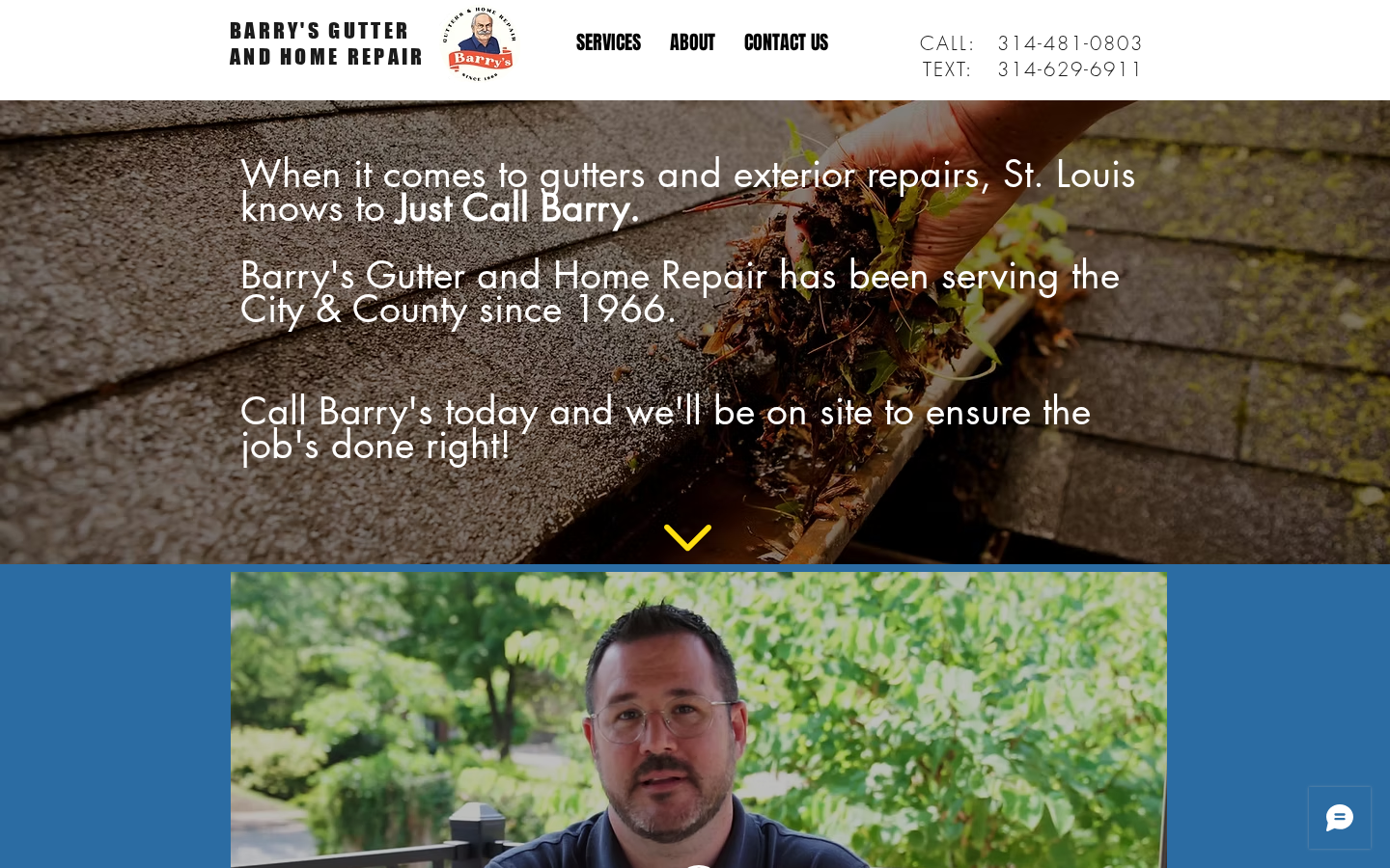 Just Call Barry website